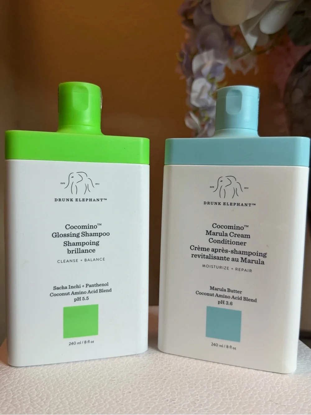 Drunk Elephant Cocomino Shampoo and Conditioner 240ml/8 fl oz each